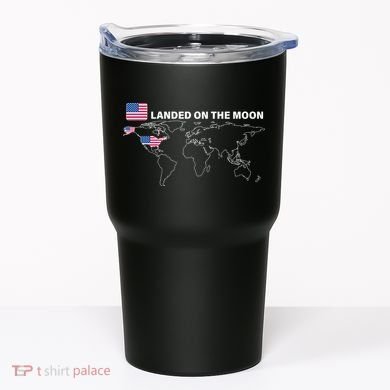 Landed On The Moon USA Map Tumbler