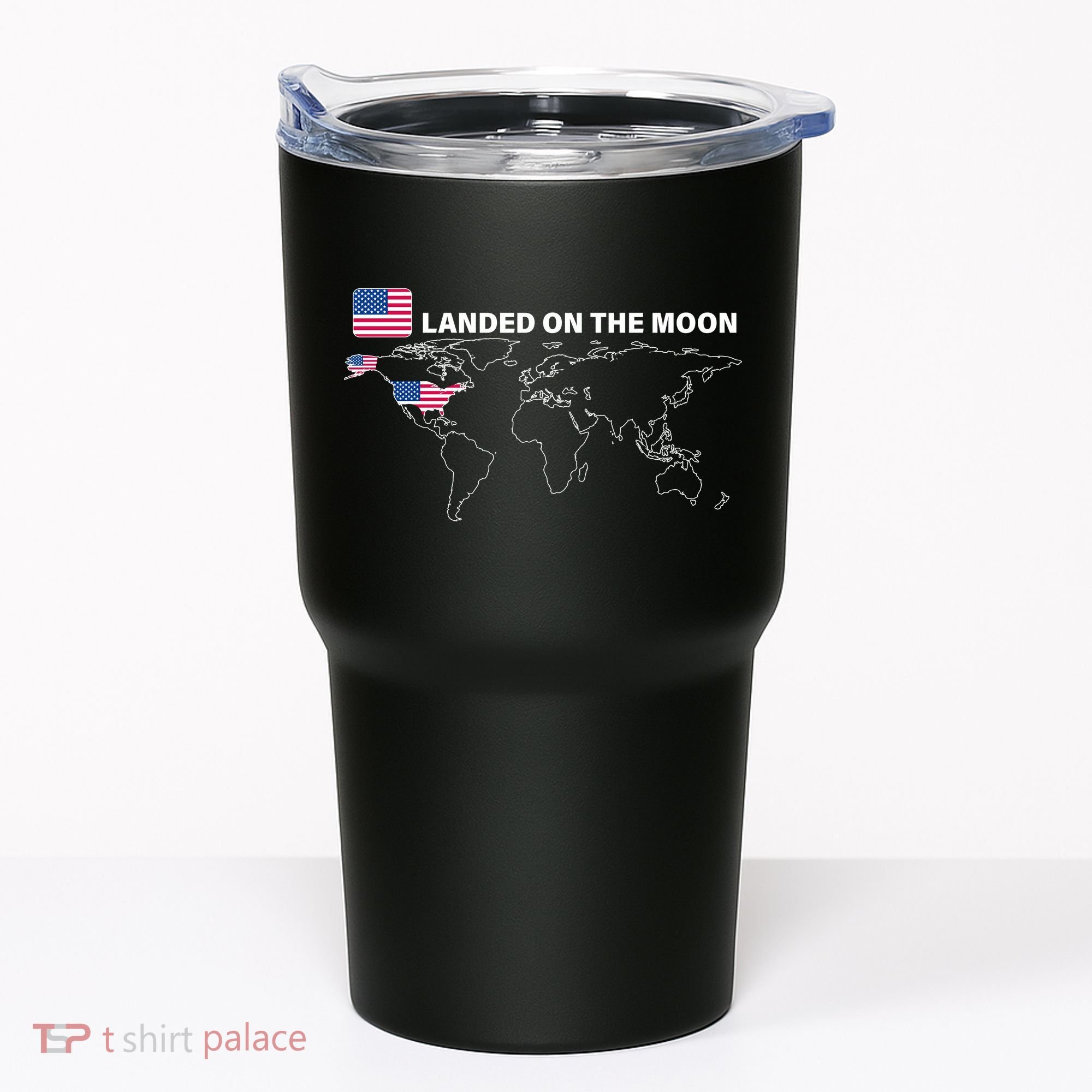 Landed On The Moon USA Map Tumbler