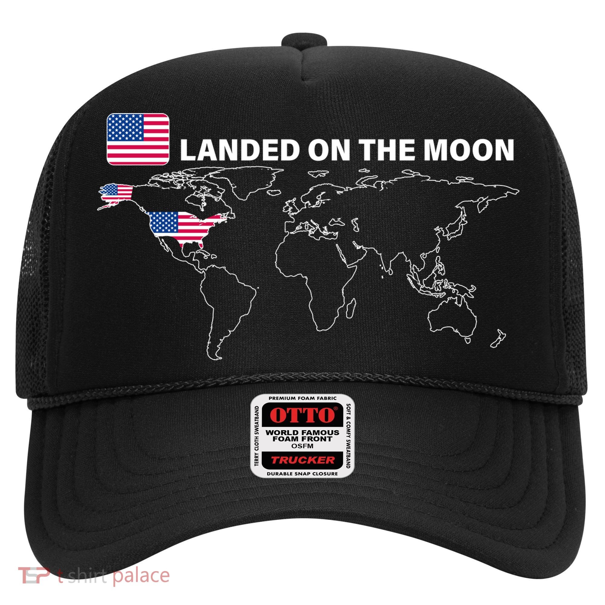 Landed On The Moon USA Map Hat