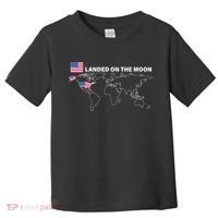 Landed On The Moon USA Map Toddler T-Shirt thumb 0