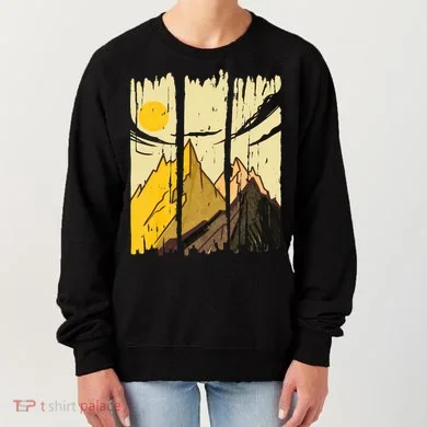 Landscape Sunset Mountain Women's Sweatshirt