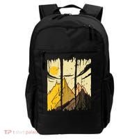 Landscape Sunset Mountain Backpack thumb 0
