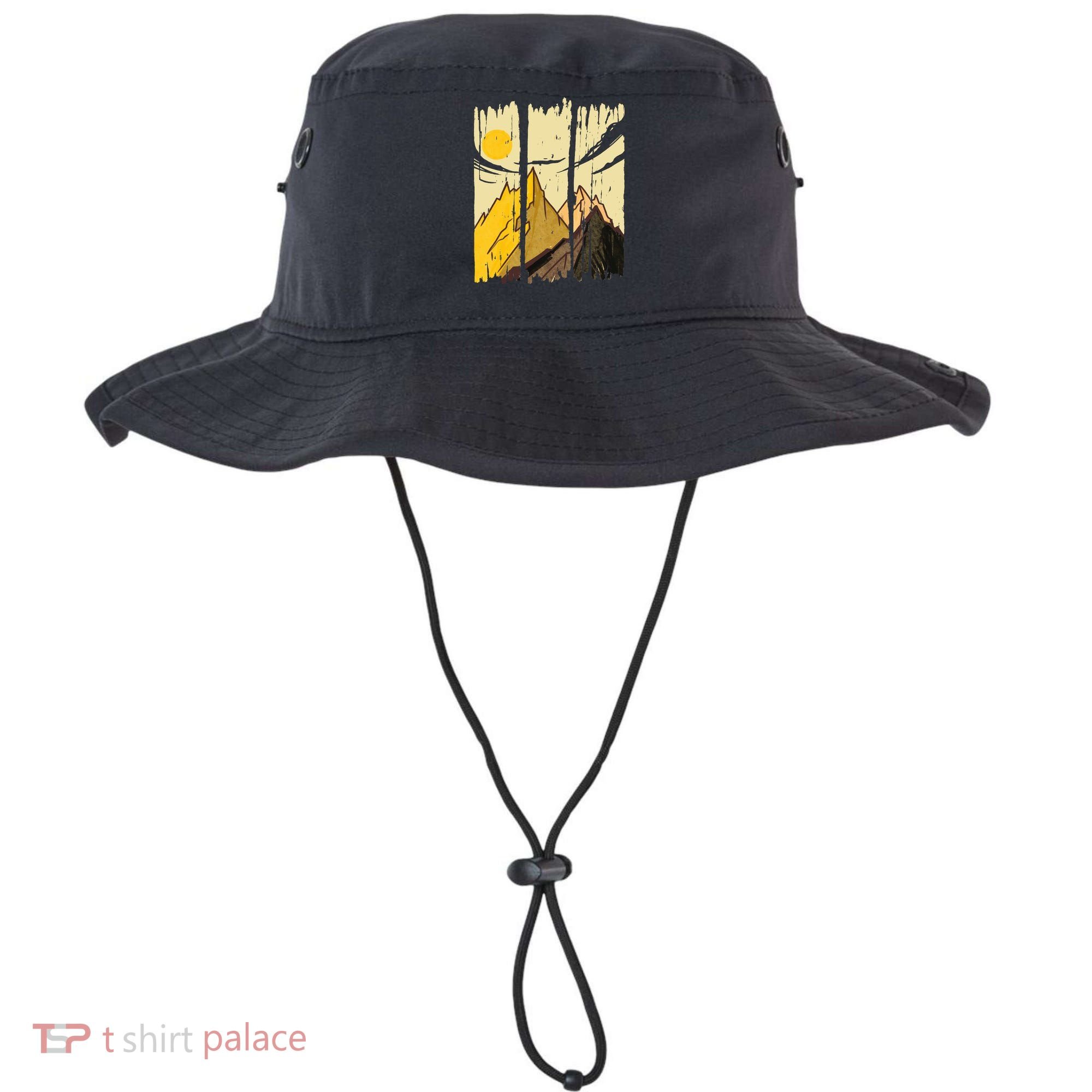 Landscape Sunset Mountain Bucket Hat