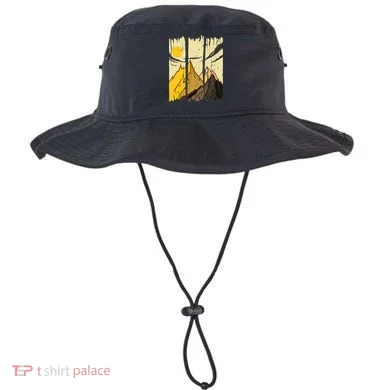 Landscape Sunset Mountain Bucket Hat
