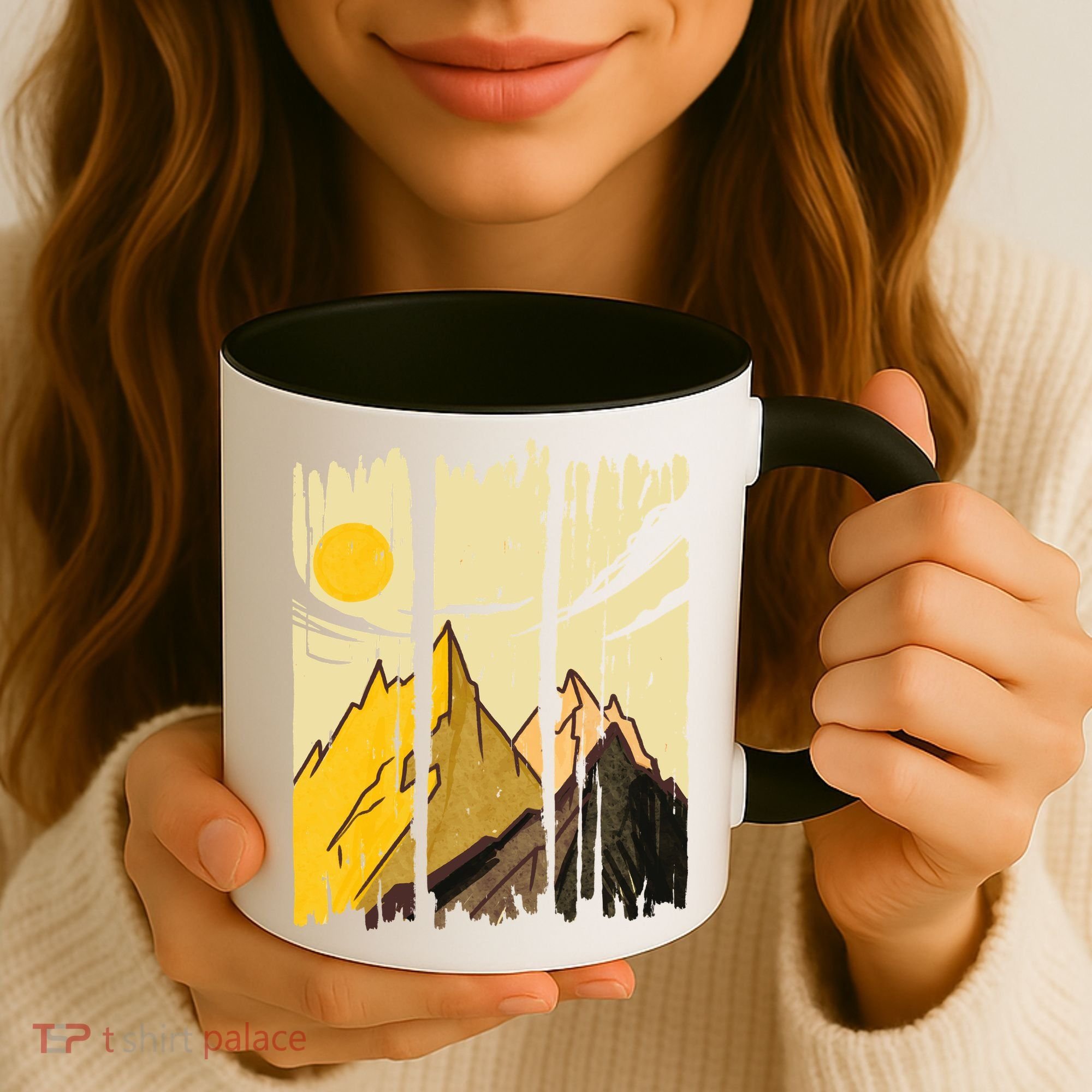 Landscape Sunset Mountain Coffee Mug