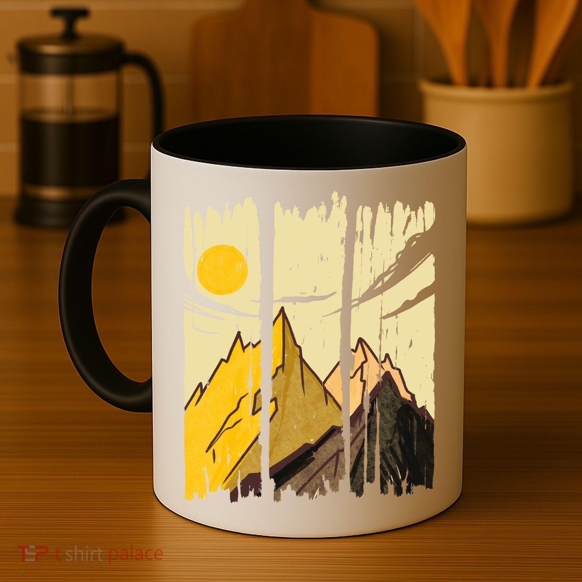 Landscape Sunset Mountain Coffee Mug