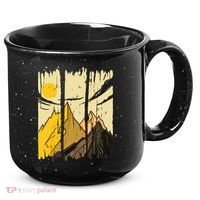 Landscape Sunset Mountain 15oz Campfire Ceramic Mug thumb 0