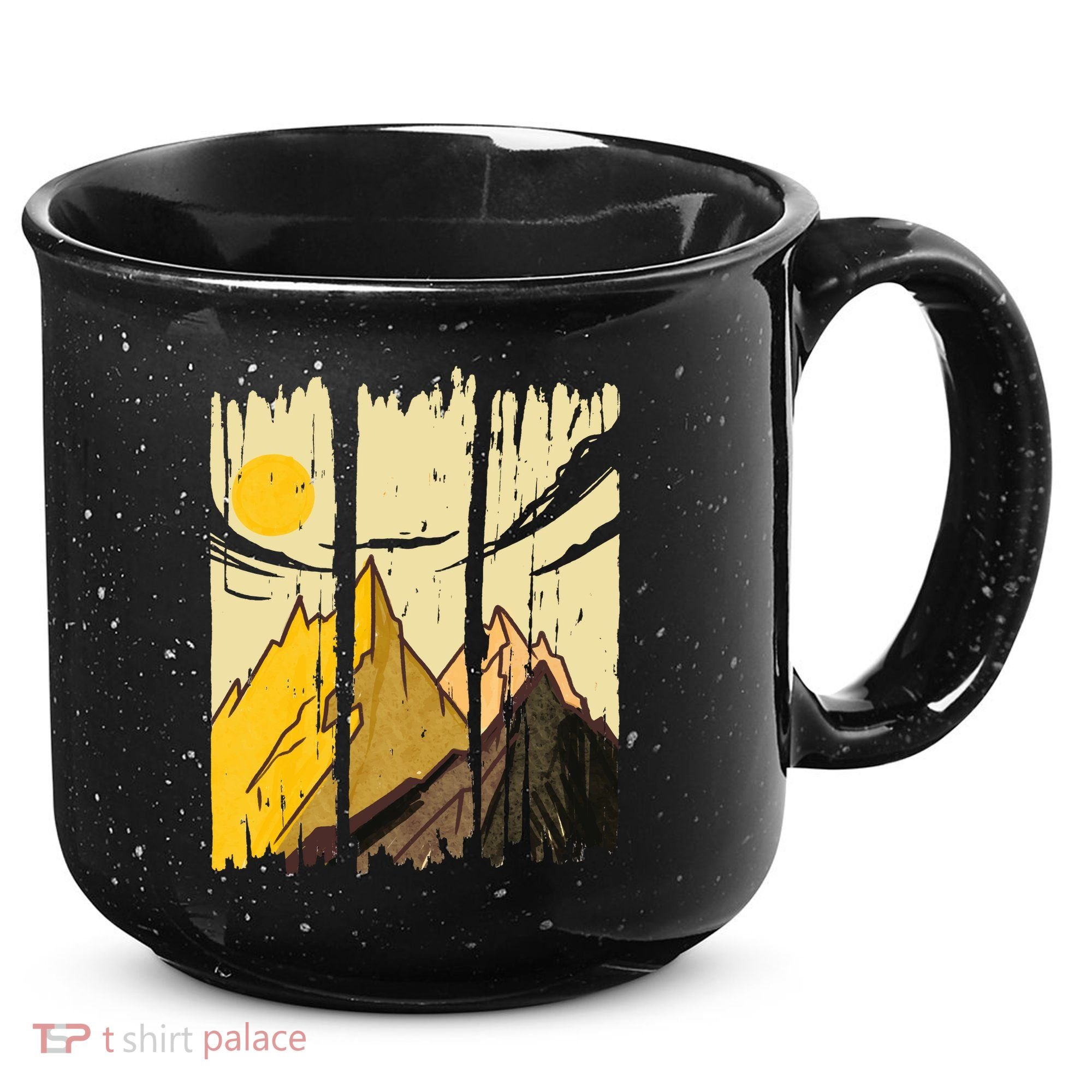Landscape Sunset Mountain 15oz Campfire Ceramic Mug