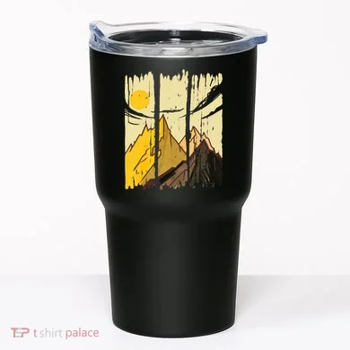 Landscape Sunset Mountain Tumbler