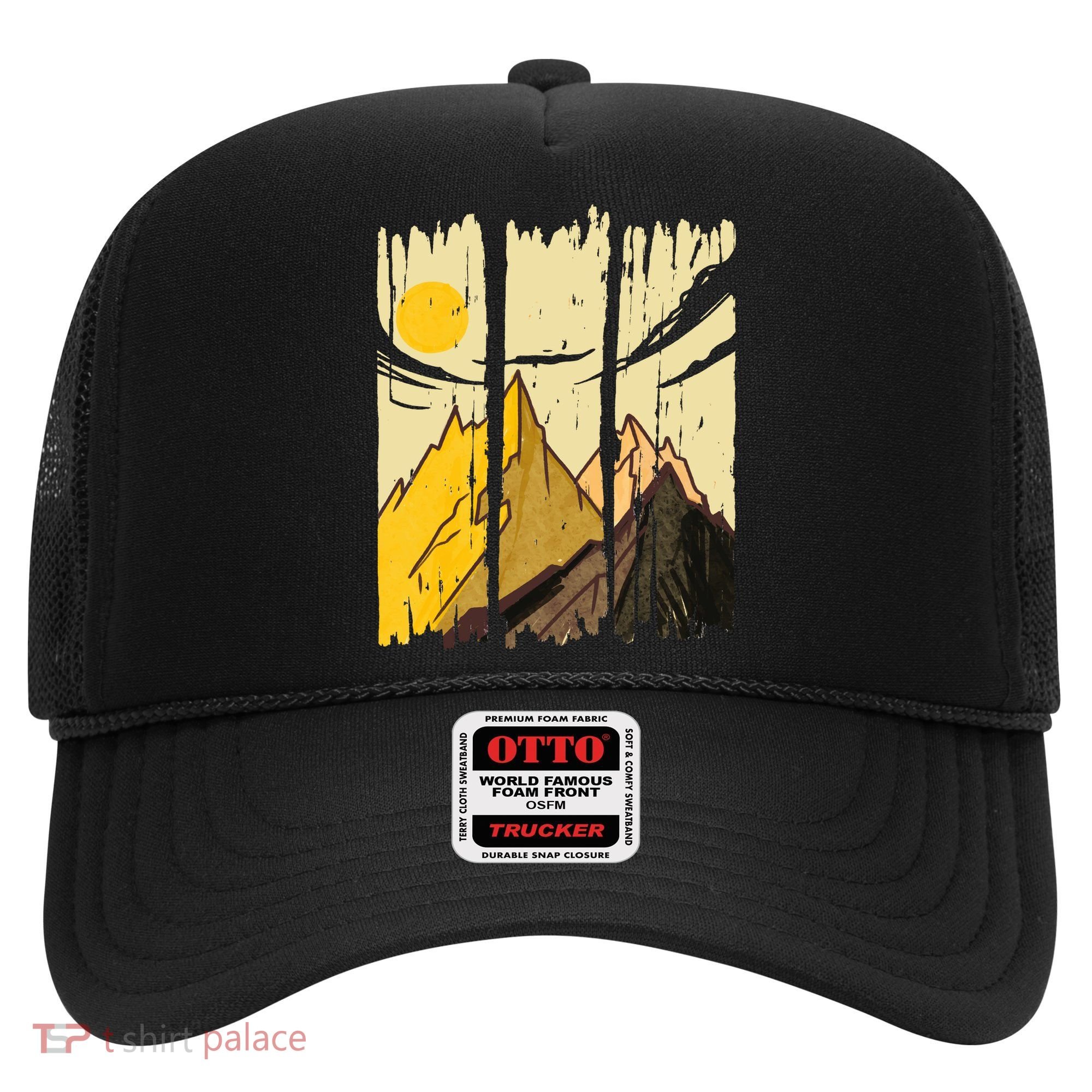 Landscape Sunset Mountain Hat