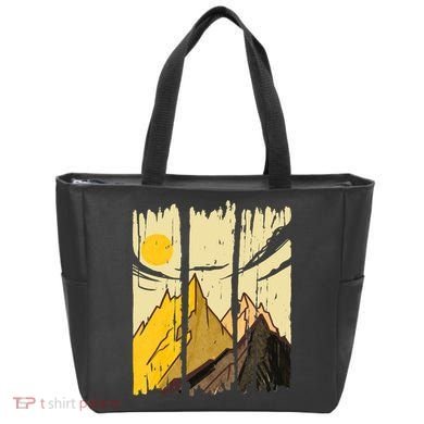 Landscape Sunset Mountain Tote Bag