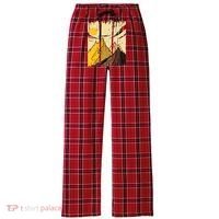 Landscape Sunset Mountain Women's Flannel Plaid Pajama Pants thumb 0