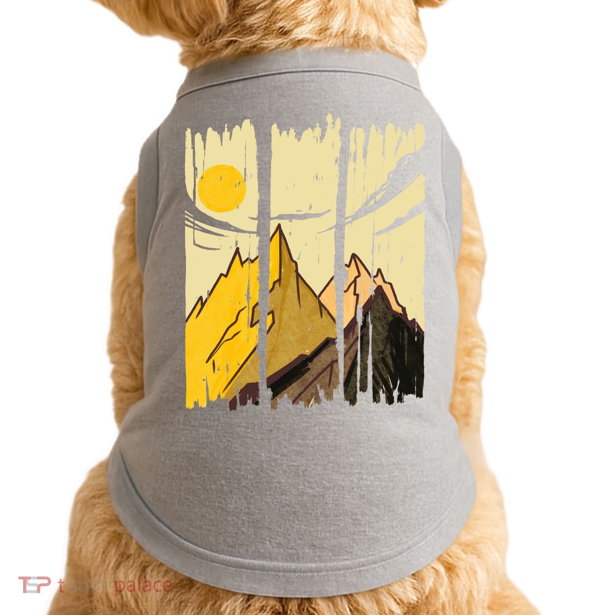 Landscape Sunset Mountain Doggie Tank