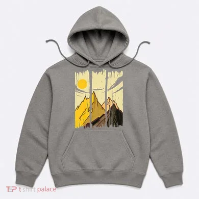 Landscape Sunset Mountain Hoodie