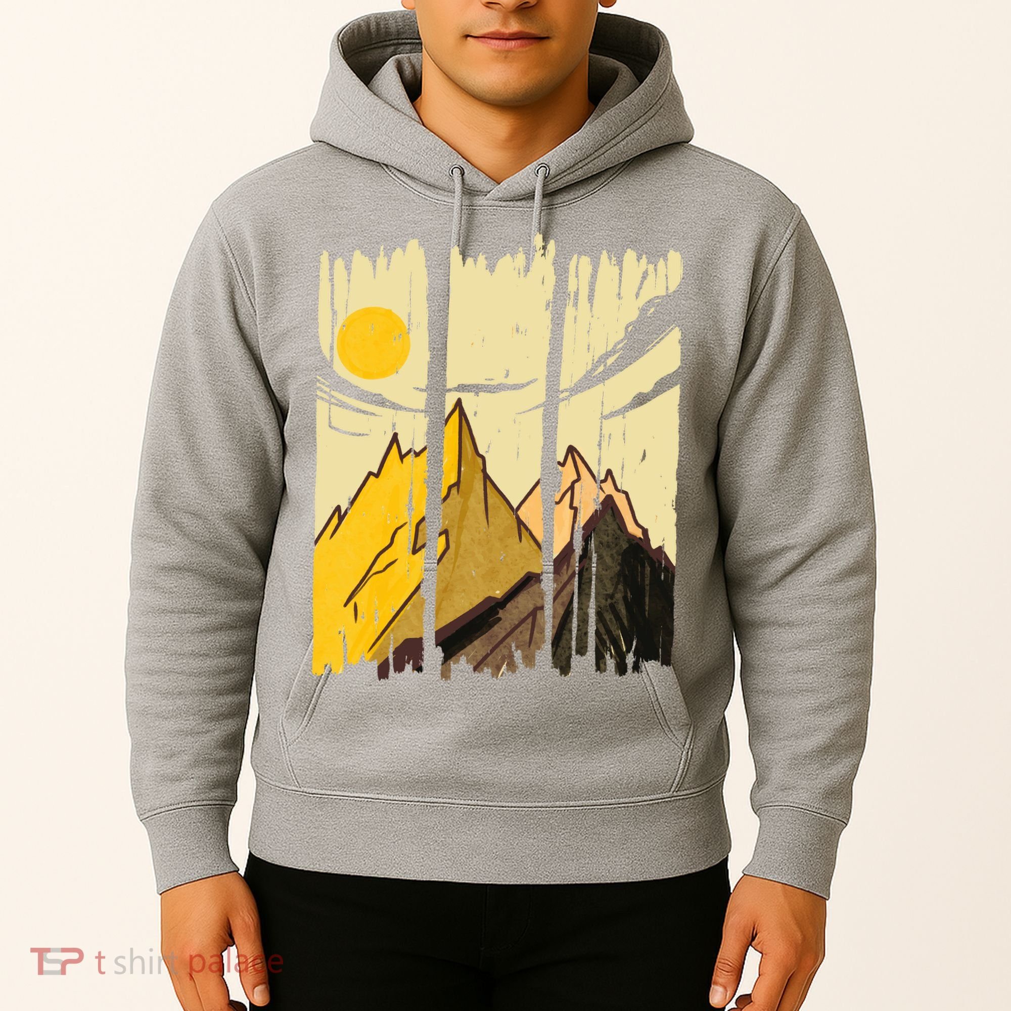 Landscape Sunset Mountain Hoodie
