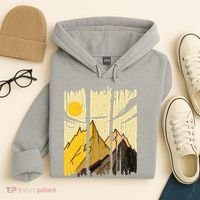 Landscape Sunset Mountain Hoodie thumb 4
