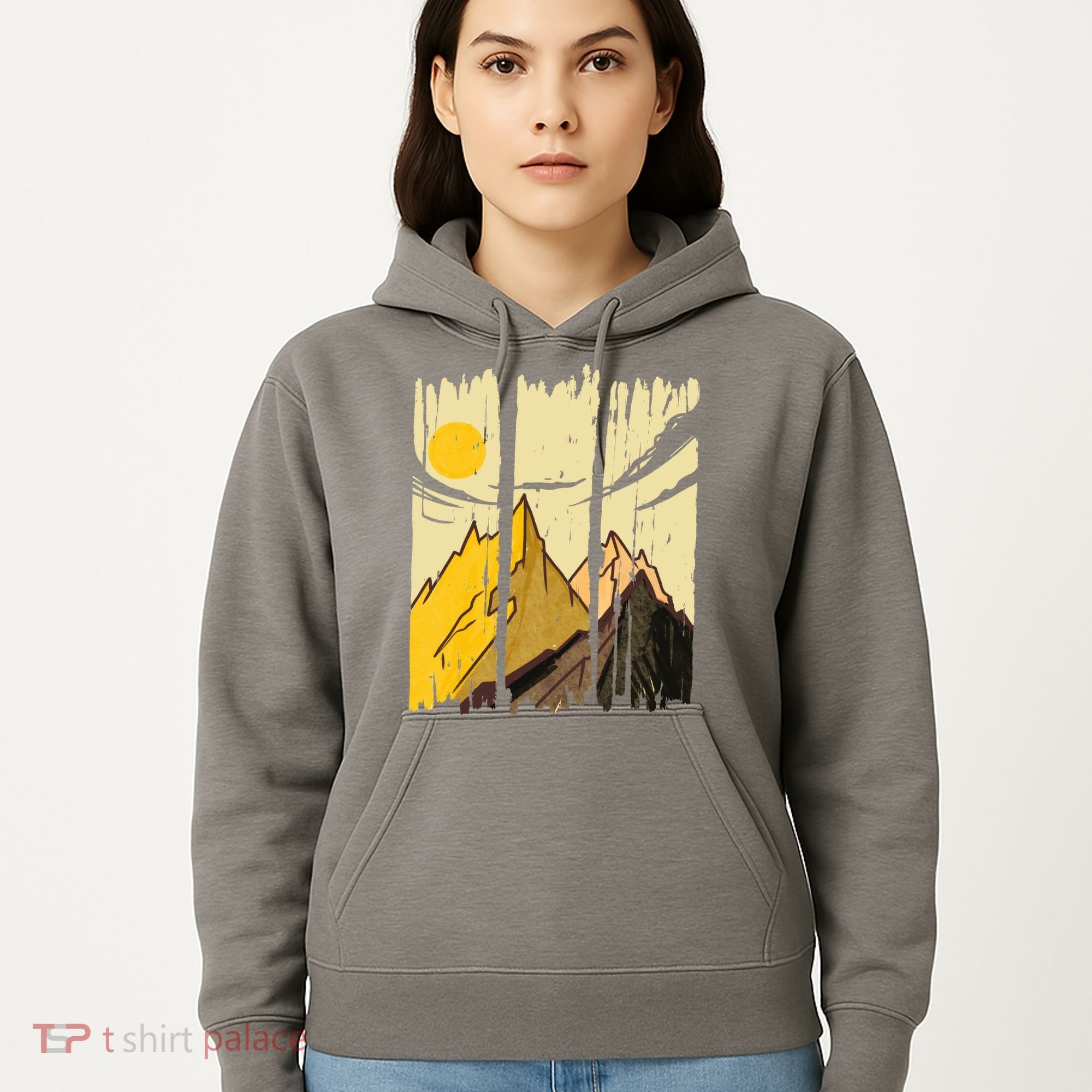 Landscape Sunset Mountain Hoodie