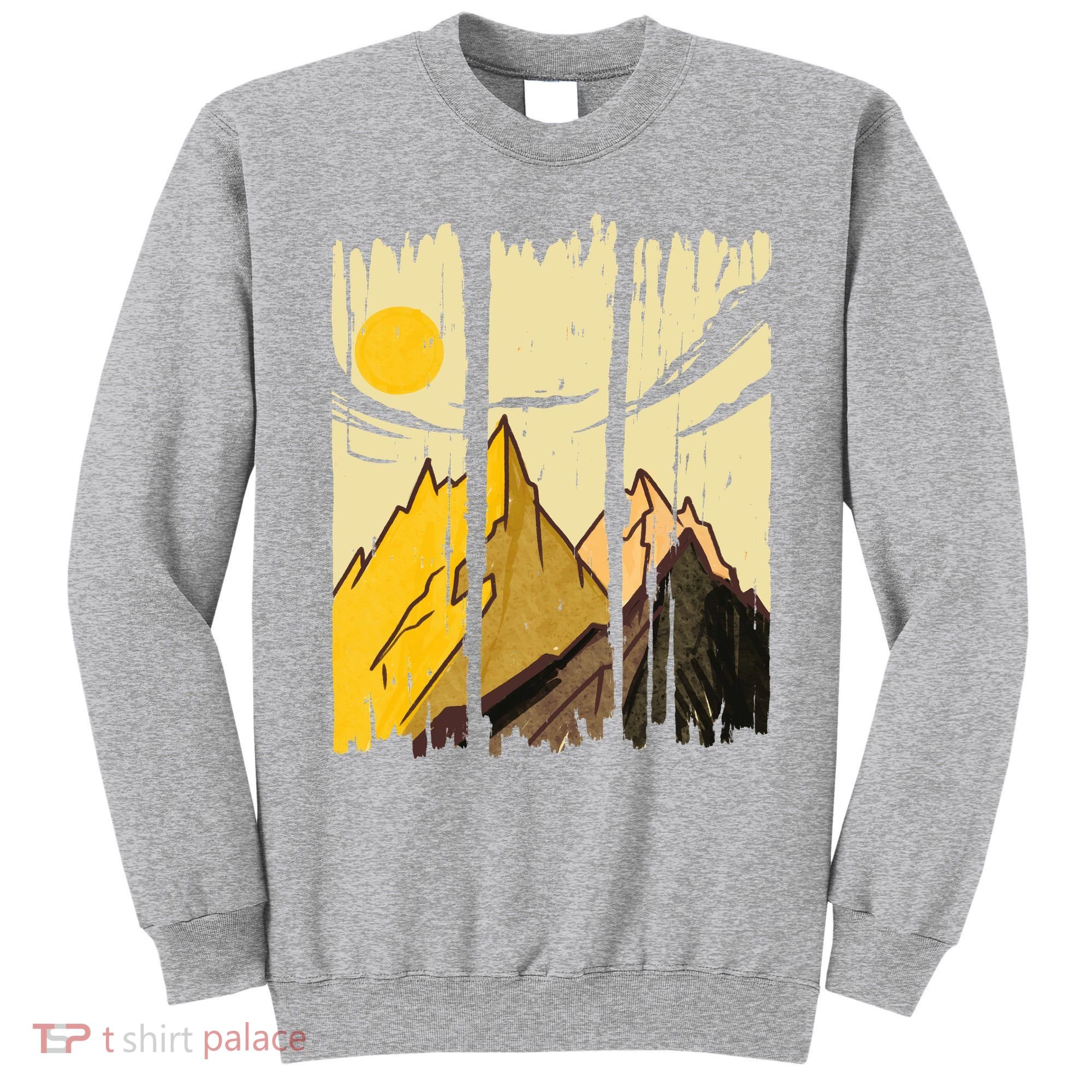 Landscape Sunset Mountain Sweatshirt