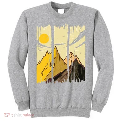 Landscape Sunset Mountain Sweatshirt