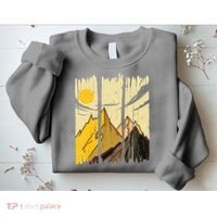 Landscape Sunset Mountain Sweatshirt thumb 2