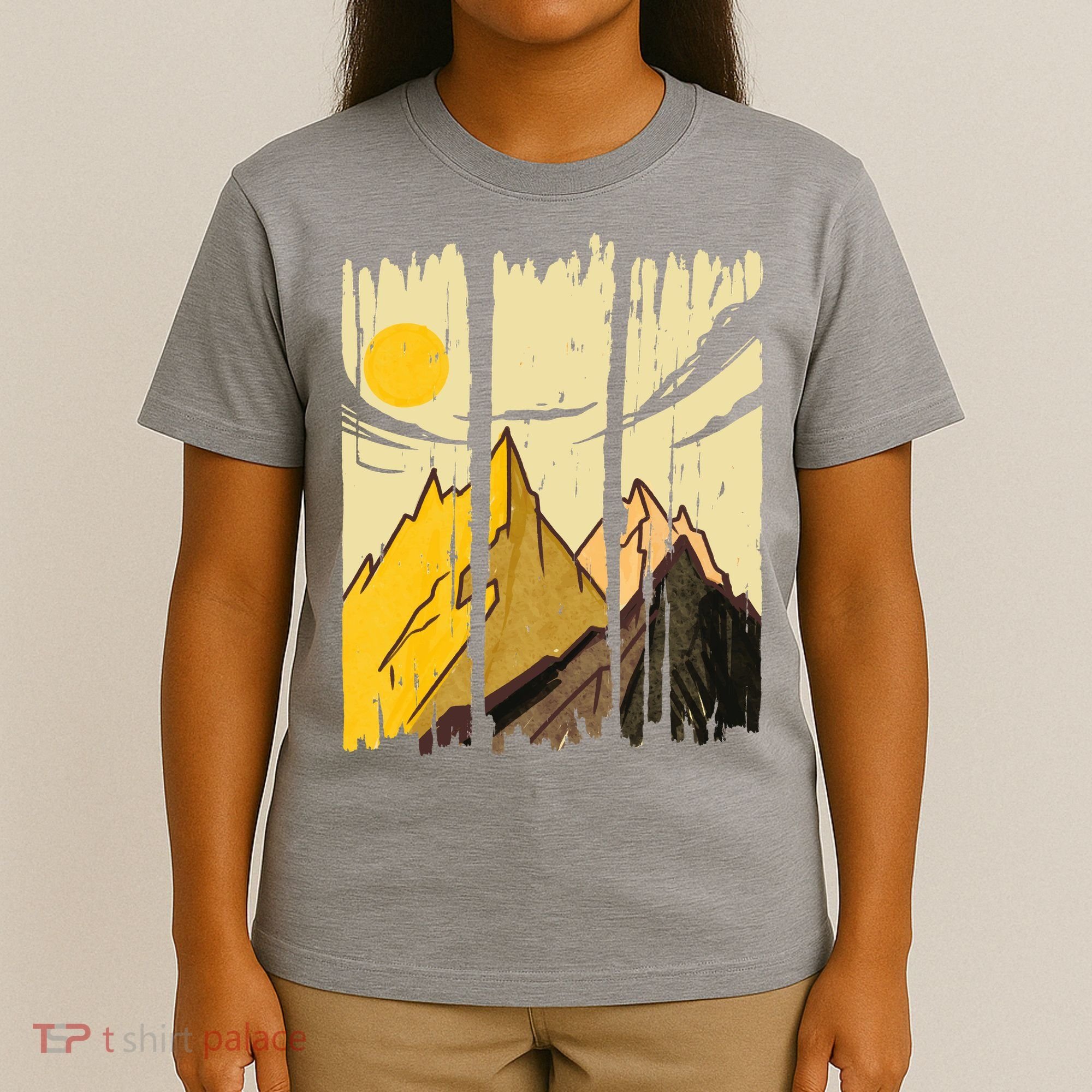 Landscape Sunset Mountain T-Shirt