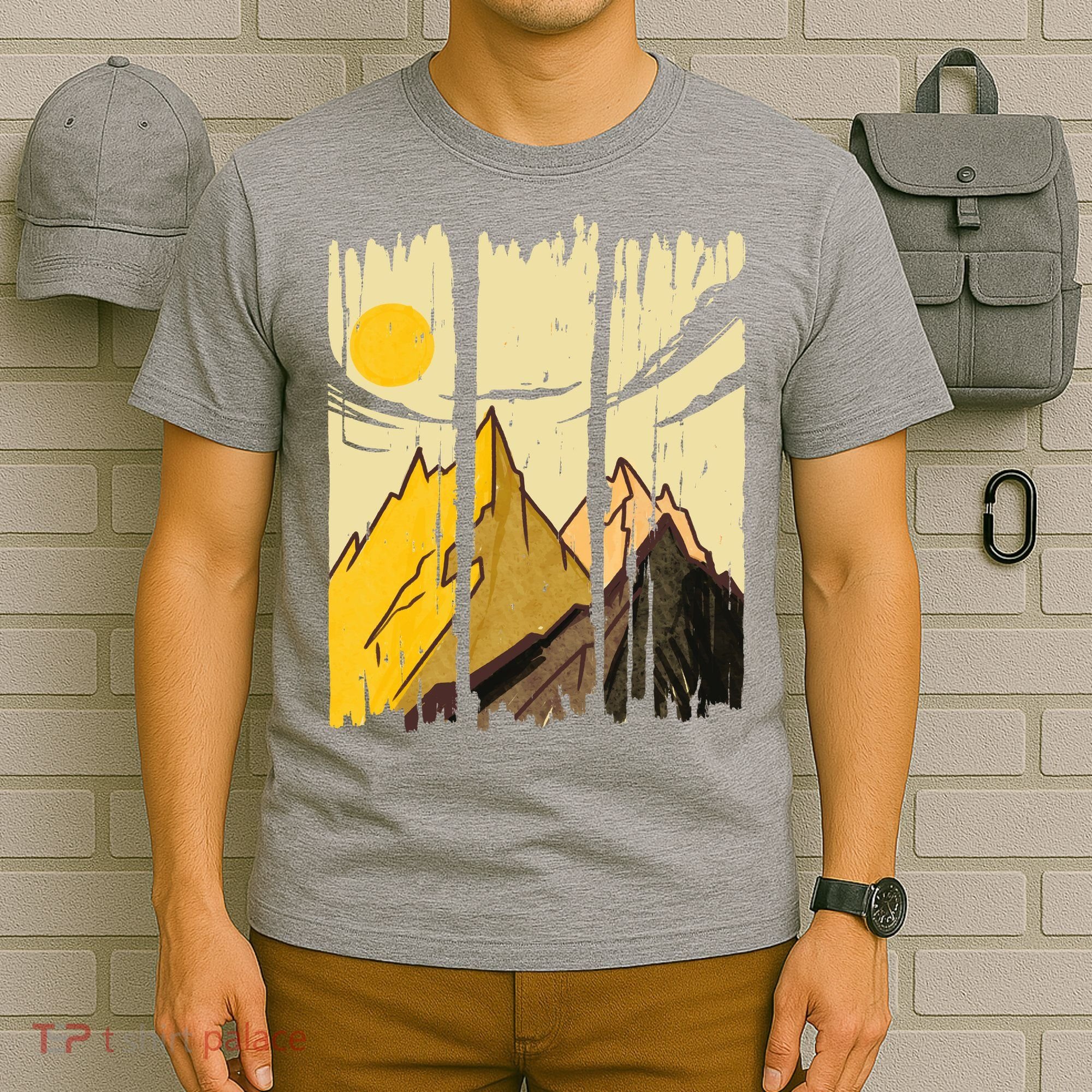 Landscape Sunset Mountain T-Shirt