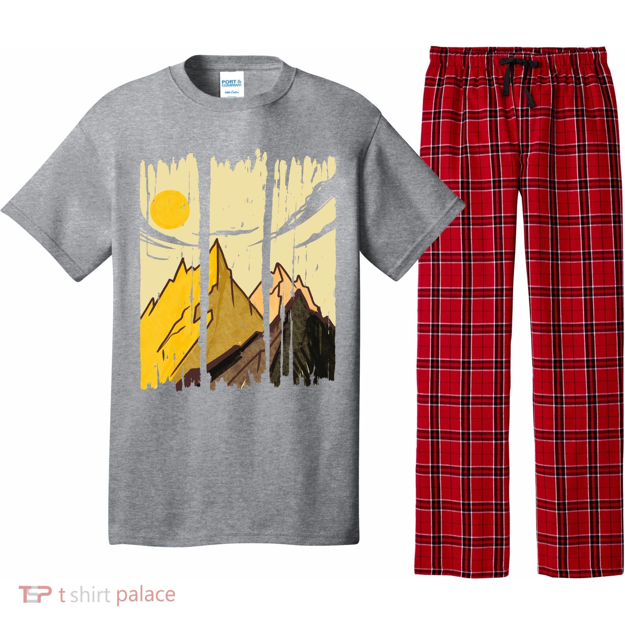 Landscape Sunset Mountain Pajama Set