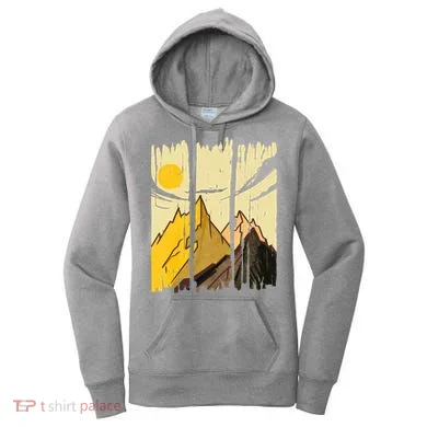 Landscape Sunset Mountain Women's Hoodie