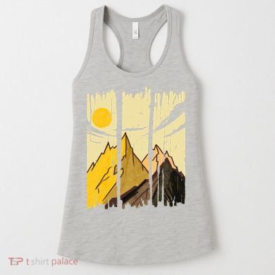 Landscape Sunset Mountain Women's Tank Top