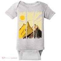Landscape Sunset Mountain Baby Bodysuit thumb 0