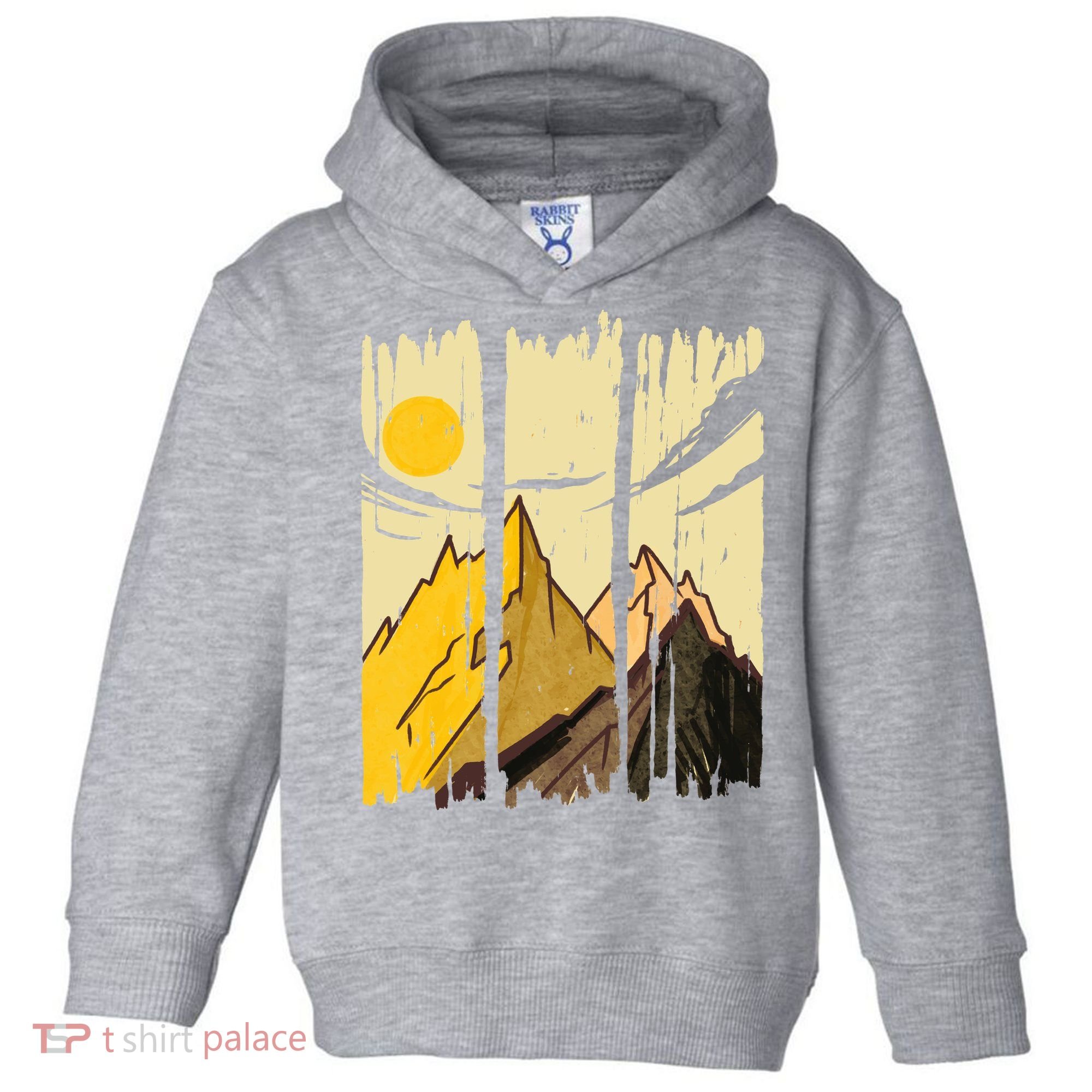 Landscape Sunset Mountain Toddler Hoodie