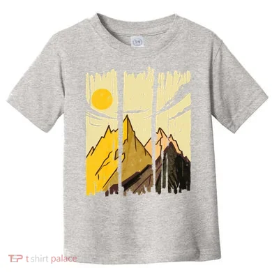 Landscape Sunset Mountain Toddler T-Shirt
