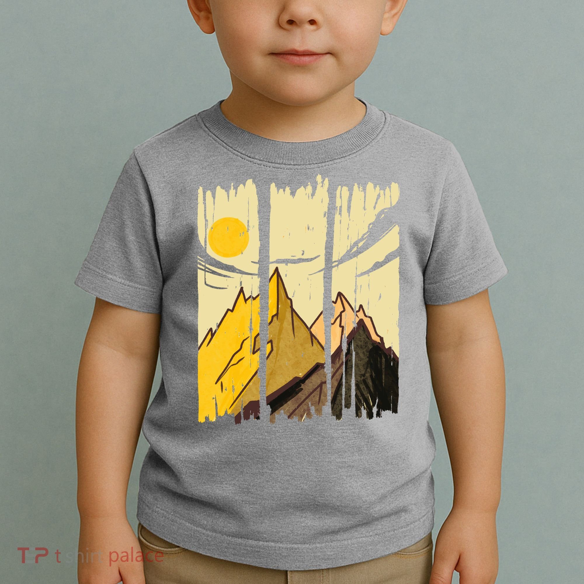 Landscape Sunset Mountain Toddler T-Shirt