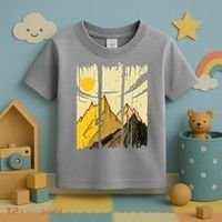 Landscape Sunset Mountain Toddler T-Shirt thumb 3