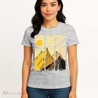 Landscape Sunset Mountain Women's T-Shirt thumb 4