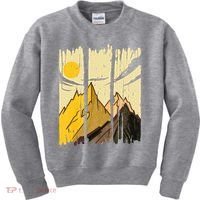 Landscape Sunset Mountain Kids Sweatshirt thumb 0