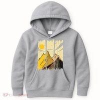 Landscape Sunset Mountain Kids Hoodie thumb 0