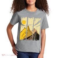Landscape Sunset Mountain Kids T-Shirt thumb 2