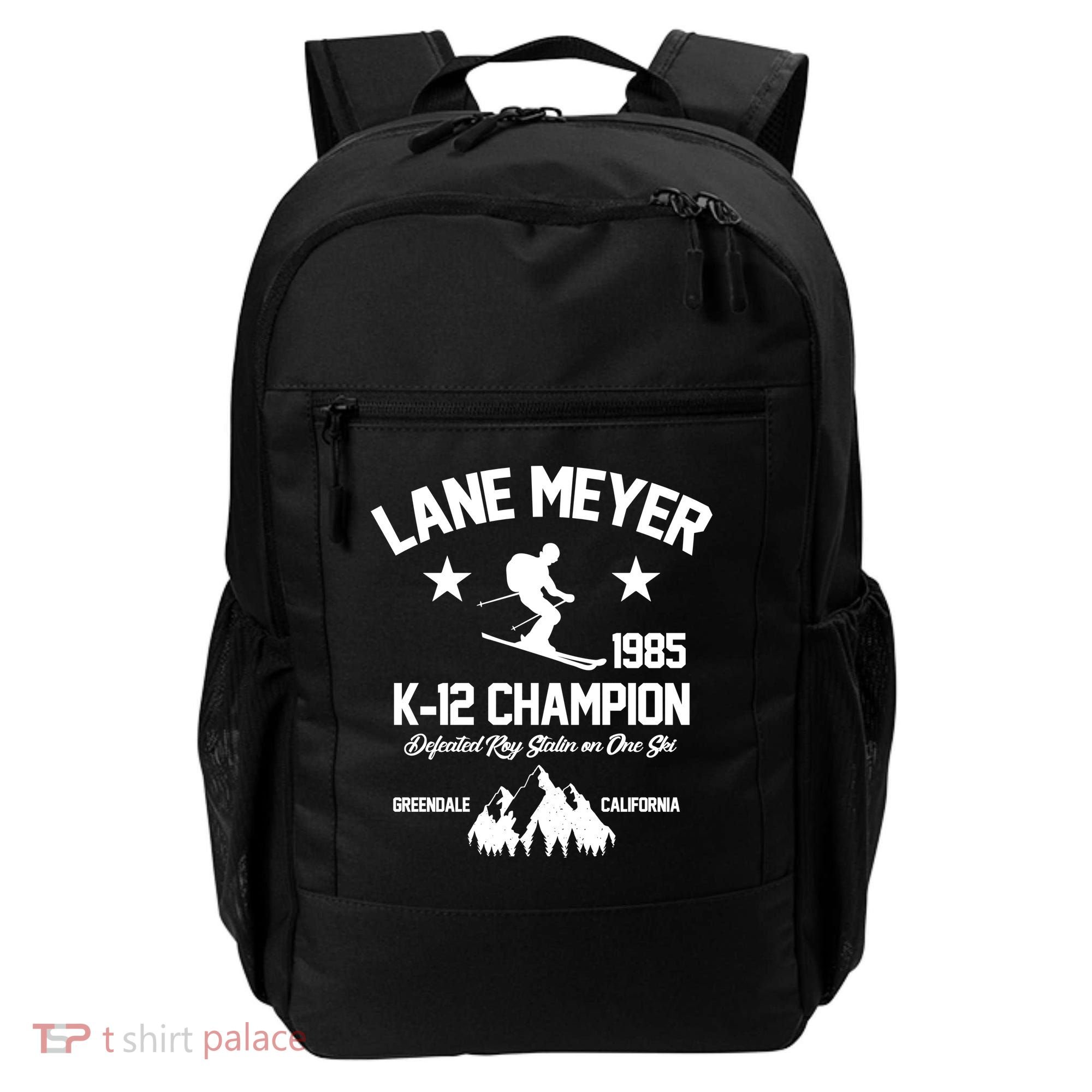 Lane Meyer 1985 K-12 Champion Backpack