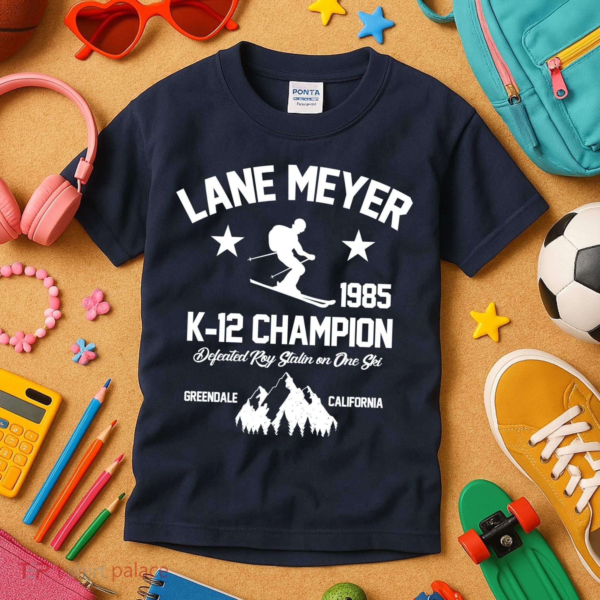 Lane Meyer 1985 K-12 Champion Kids T-Shirt
