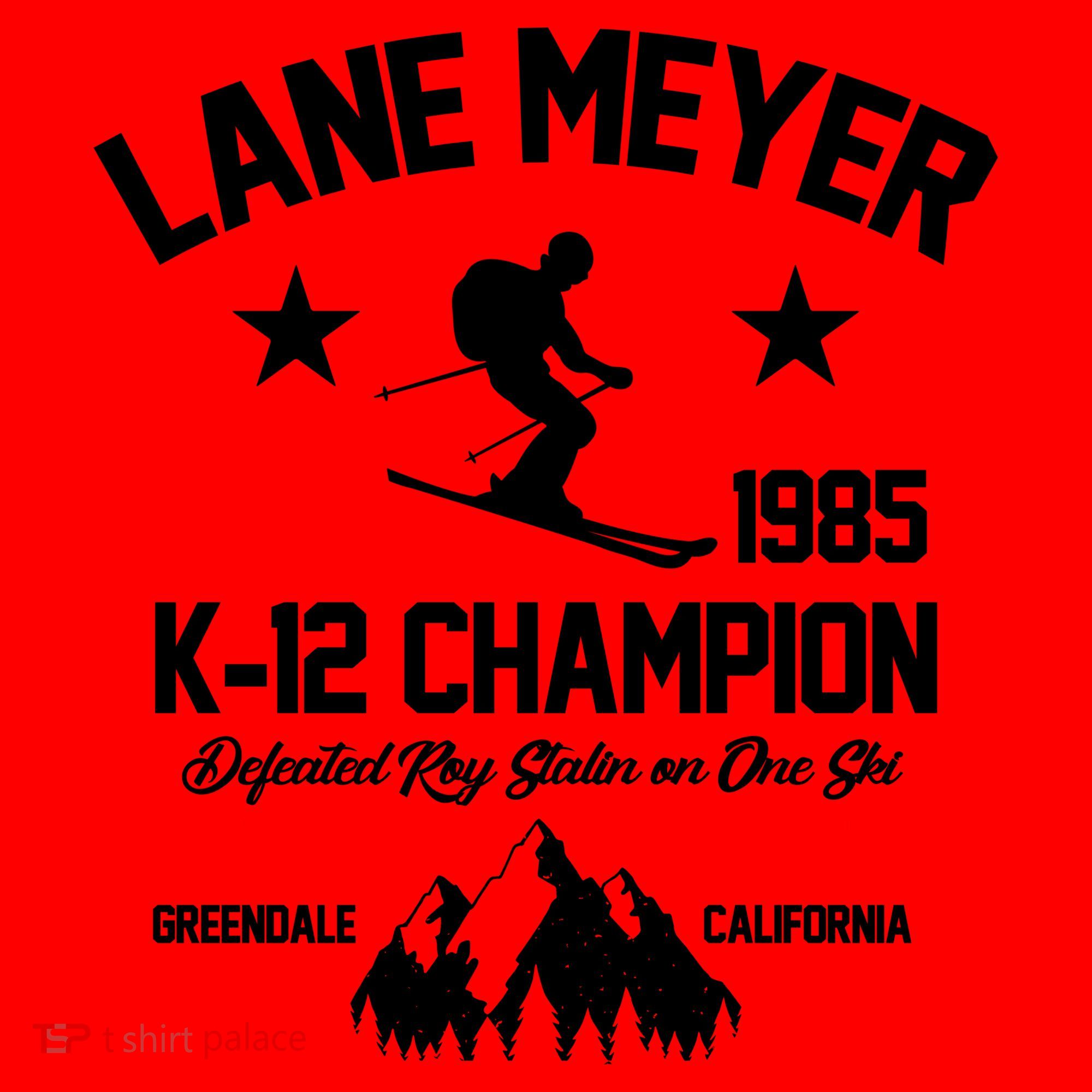 Lane Meyer 1985 K-12 Champion Santa Hat
