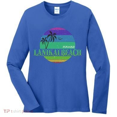 Lanikai Beach Women's Long Sleeve Shirt
