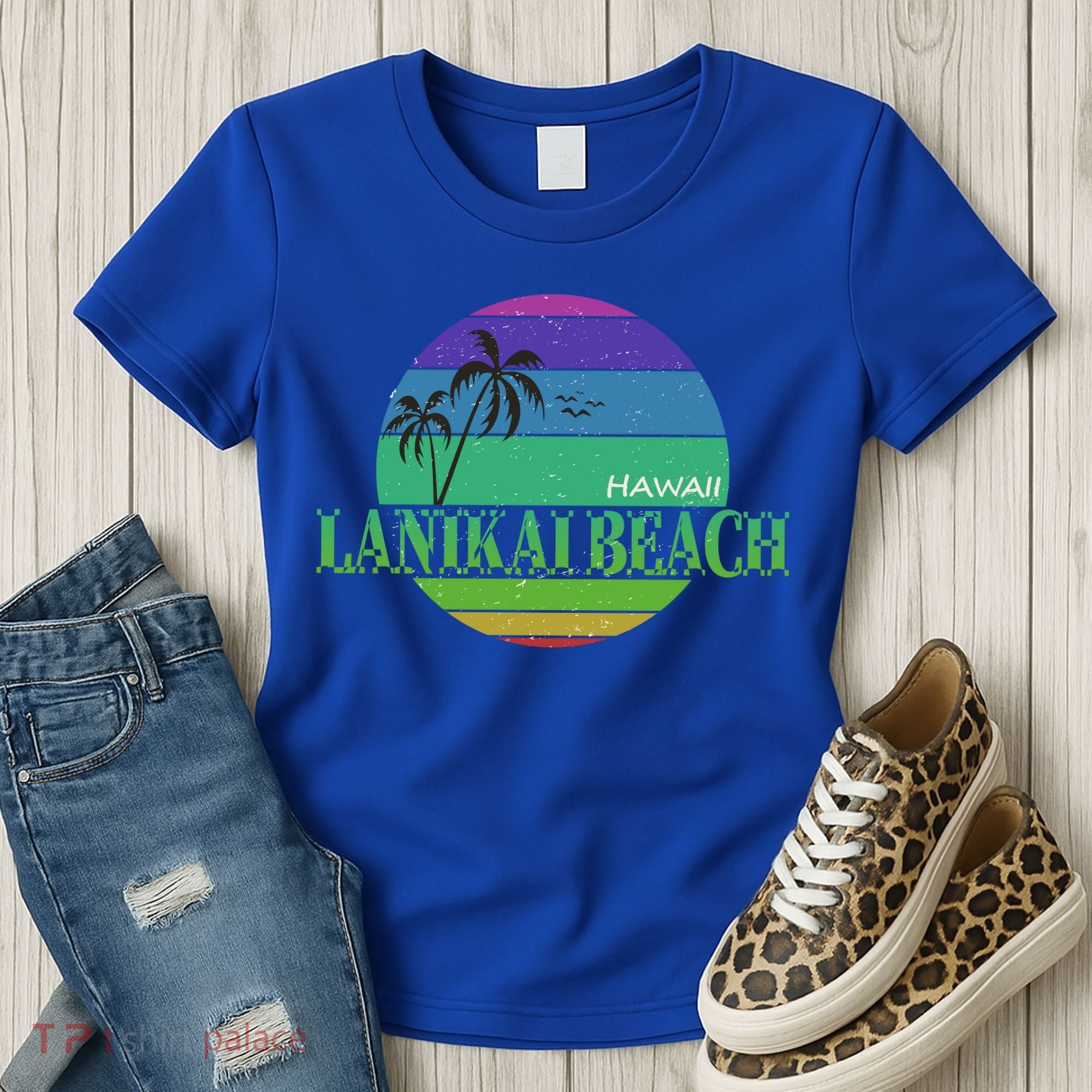 Lanikai Beach Women's T-Shirt