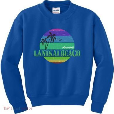 Lanikai Beach Kids Sweatshirt