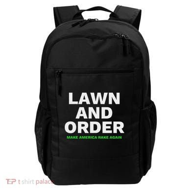 Lawn And Order. Make America Rake Again Backpack