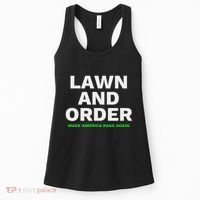 Lawn And Order. Make America Rake Again Women's Tank Top thumb 0