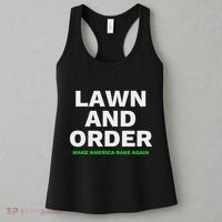 Lawn And Order. Make America Rake Again Women's Tank Top thumb 3