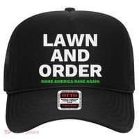Lawn And Order. Make America Rake Again Hat thumb 0