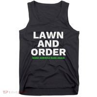 Lawn And Order. Make America Rake Again Tank Top thumb 0