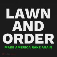 Lawn And Order. Make America Rake Again Toddler T-Shirt thumb 4